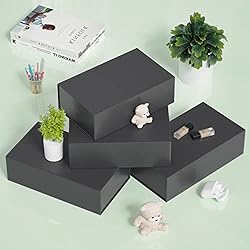 RYDDOY Black Gift Box, 12x6x4'' Gift boxes for