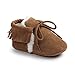CZCCZC Baby Boys Girls Toddler Warm Snow Boot Tassels Moccasins First Walkers (13cm(12-18months), Brown)