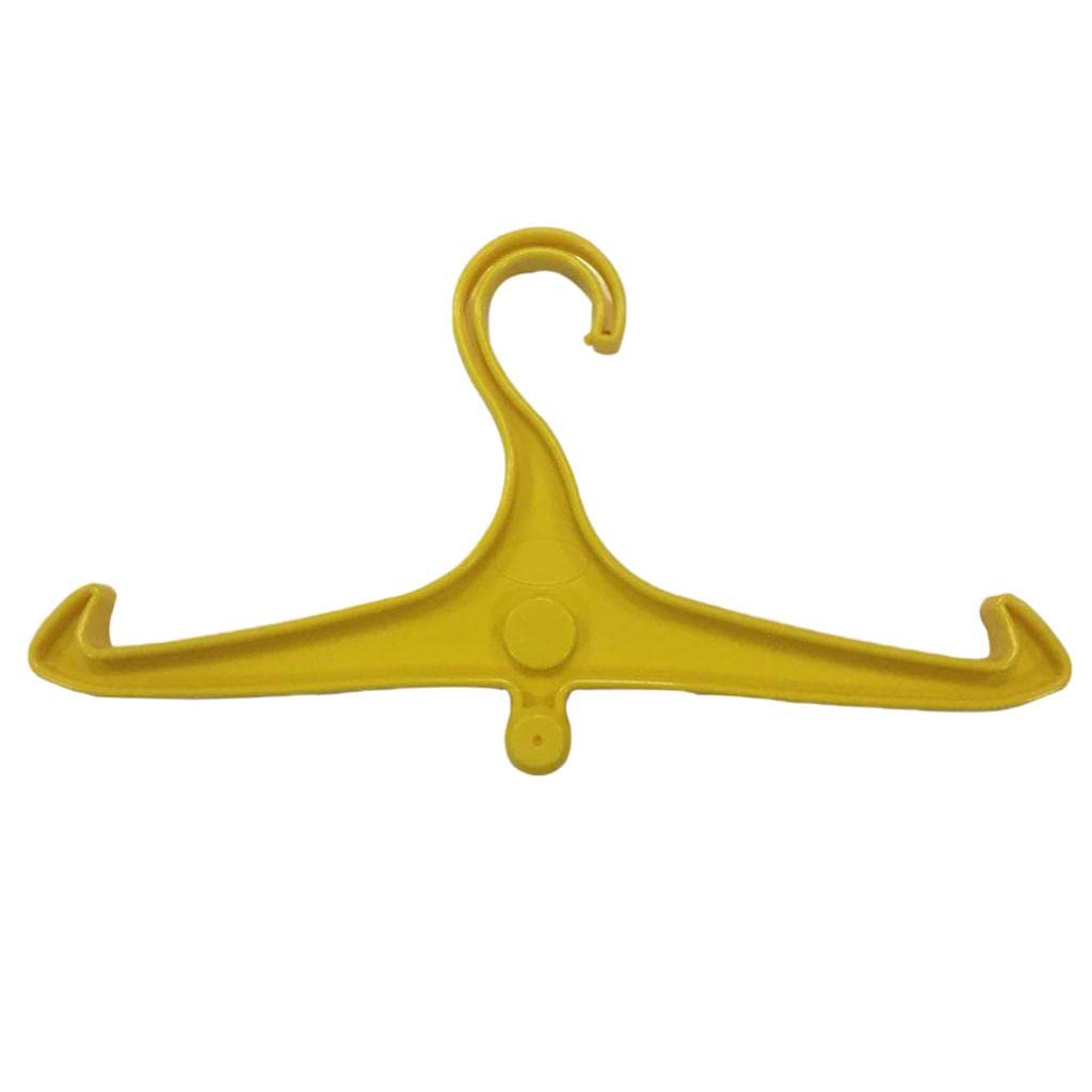 Baoblaze Multi Purpose Wetsuit Hanger for Scuba Diving BCD Clothes Gear Equipment Accessories, 16 X 8 Inch, Yellow