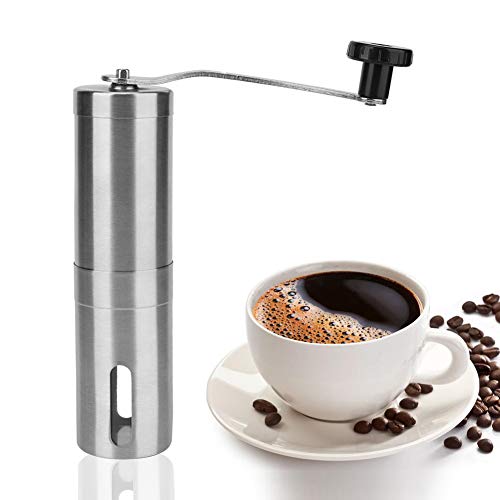 Manuelle Kaffeemühle, ganze Bohnen konische Fräsmühle für französische Presse / türkische - stärkste und schwerste…