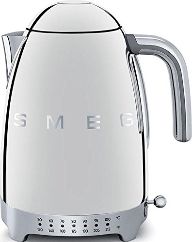 50s Style 1.75-qt. Stainless Steel Variable Temperature Tea Kettle Color: Black