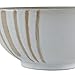 Amazon Brand – Stone & Beam Modern Stoneware Decorative Bowl Decor, 4.9 Inch Height, Beige