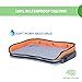 Premium Kids Travel Tray - 4 in 1 Car & Plane Seat Tray, Storage and Car Toy Organizer, Carry Bag and Tablet Holder and Snack Tray All in One - Brand New Listing - by Nimble Forrest (Orange)