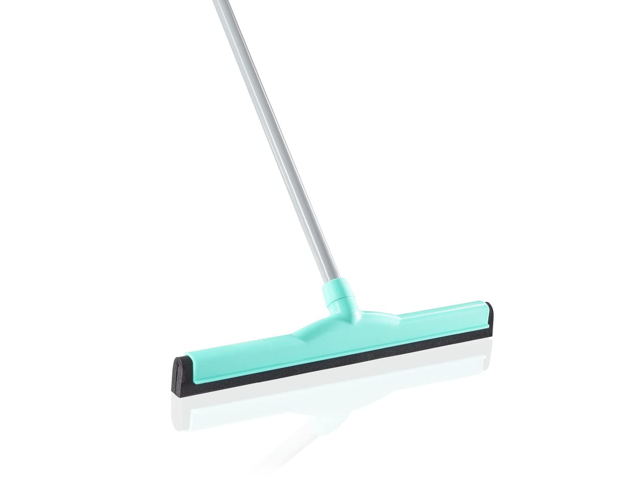 Leifheit Floor Squeegee Wiper with Telescope Handle, useful for Wet rooms, Patios, Conservatory and Veranda Roofs, Swimming pool surrounds, XL wiping width 45 cm