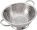 Wirezoll Pro Chef Kitchen Tools Stainless Steel Colander Strainer - Metal Kitchen Sink Pasta Drainer with Wide Grip Basket Handles to Strain Large Pots Noodles, Fruits, Vegetables