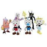 6pcs Cup-head Action Figures Toys Collectible Toys