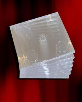 10 Cajas Completas para Doble CD -Transparentes- Ref.2110: Amazon.es: Electrónica