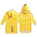 zlimigx Raincoat for Kids Rain Jacket Cute Dinosaur for Boys for Girls[S Size] Yellow