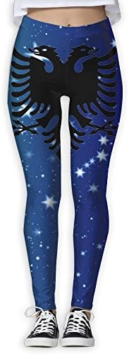 Albanian Eagle Women's Full-Length Yoga Workout Leggings Thin Capris
