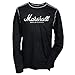 Marshall Logo Thermal Black with Gray Contrast Stitching Large
