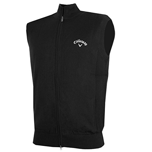 Callaway 2017 Mens Golf Full Zip Windstopper Vest Thermal Sweater
