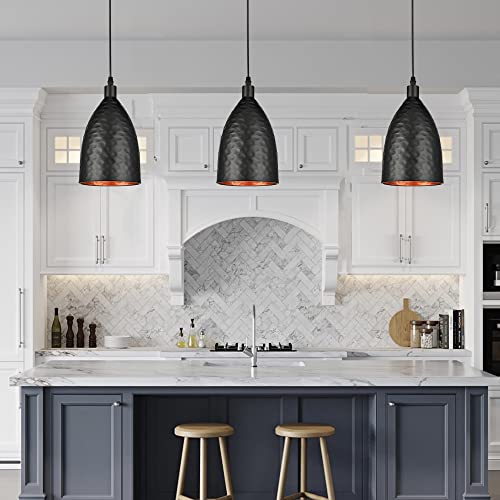 Pendant Light Black Metal Farmhouse Lighting Industrial Vintage for