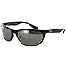 Ray-Ban Men's RB4265 Chromance Mirrored Polarized Rectangular Sunglasses