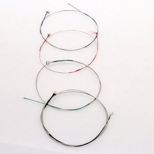 Lexiesxue 3PCS New Practical Colorful Plastic Set of 4/4 Violin Bowstring Strings (G-D-A-E)