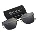 AEVOGUE Sunglasses For Women Metal Frame Flat Panel Lens Brand Designer AE0329