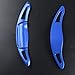 Aluminum Steering Wheel Paddle Shifter Extensions Covers For 2018 2019 2020 Toyota Camry (Blue Matte Finish)