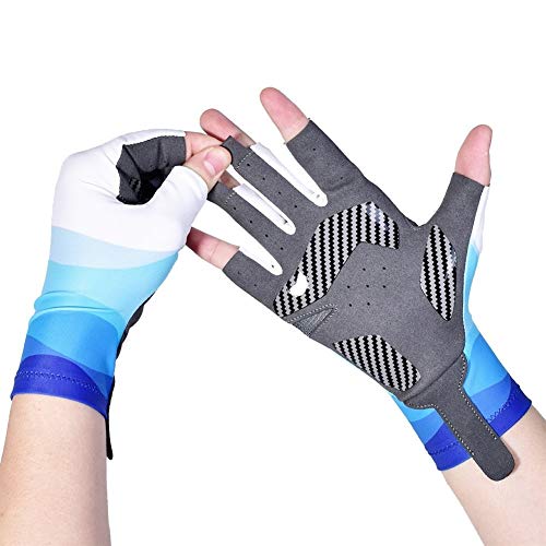 XuCesfs Angel-Handschuhe, Halbfinger-Handschuhe für Männer und Frauen, Schutzhandschuhe für Segeln, Angeln, Bootfahren… – Bild 3