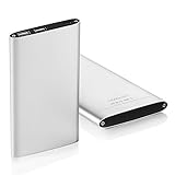 Hallomall 10000mah Slim Charger with Dual USB Port for Smartphones