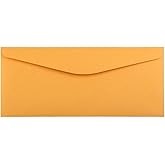 JAM PAPER #11 Envelopes - 4 1/2 x 10 3/8 - Brown Kraft Manila - 50/Pack