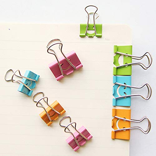 image for Axiba_Home Decor Axiba 10 Pcs Smile Metal Hinge Clips, Silver Bulldog 