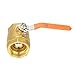 Brass Ball Valve 1-1/4-inch BSP DN32 1.6MPa Female Thread Ball Valve Shut-Off Valve with Lever Handle for Water Oil Gas