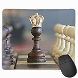 Brown Wooden Chess Piece Non-Slip Personality