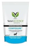 Vetri-science Composure Calming Formula to Support Balanced Behavior Mini Bite-sized Chews for Dogs (30 Chews) by VetriScience Laboratories