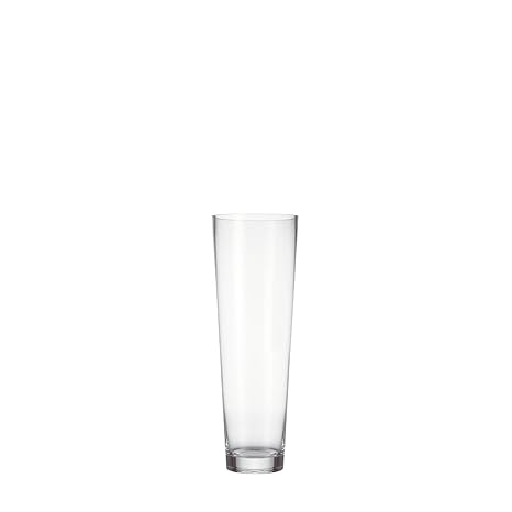 LEONARDO 029556 konische Vase, Klarglas mit massivem Eisboden, H 50 cm