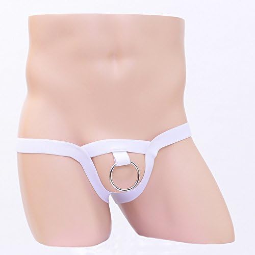 MONOE Men'S Underwear, Thong, Men'S Sexy Underwear Couple Toy-White-2PCS/SET