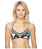 Body Glove Women's Urbania Alani Halter Bikini Top, Black, M
