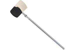 Bass Drum Pedal Beater, Felt Beater for Drum Pedal with Stainless Steel Shaft, Replacement Kick Drum Beater for Percussion In