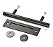 DIYHD Stainless Steel Smooth Black Barn Door Handle and Pull Wood Door Two-Side Handles