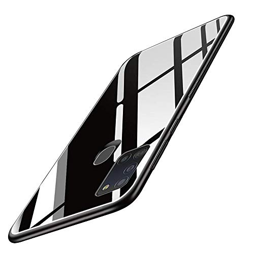 TheGiftKart Luxurious Glass Back Case Cover for Samsung Galaxy A21s | Soft Edge Protective TPU Bumper | Stunning Design