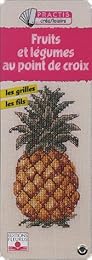 Fruits et légumes au point de croix