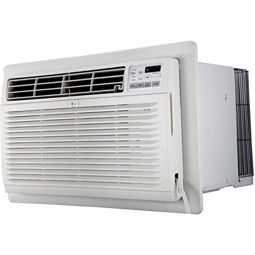 LG 11,800 BTU Through-the-Wall Air Conditioner with Remote, Cools up to 530 Sq. Ft., ENERGY STAR®, 3 Cool & Fan Speeds, Universal design fits most sleeves, 115V