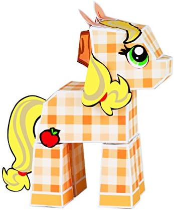 My Little Pony Fold Your Own Paper Applejack, Paper Punk My Little Pony Paper Building Blocks, Applejack
