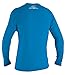O'Neill Youth Basic Skins UPF 50+ Long Sleeve Sun Shirt, Bright Blue, 6