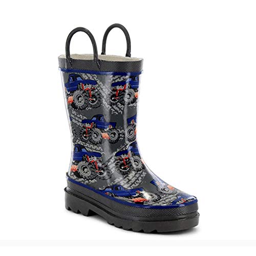 Western Chief Boys Waterproof Printed Rain Boot with Easy...