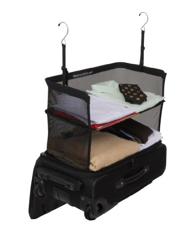 suitcase with shelves