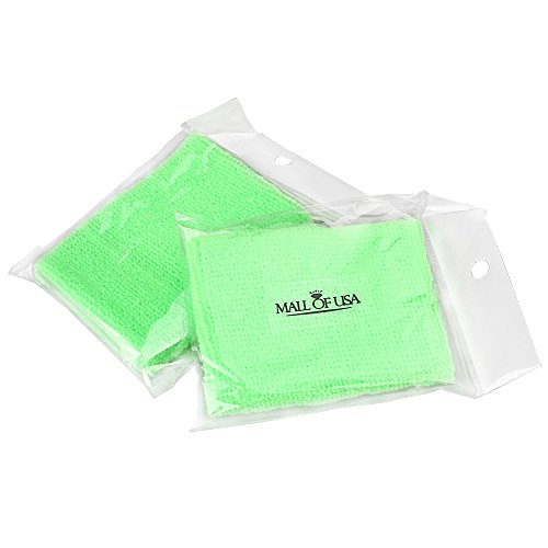 image for Mallofusa 10 Pack Colorful Sports Basketball Football Absorbent Wristb
