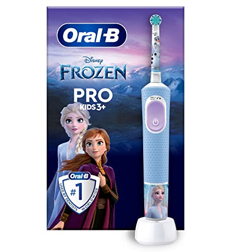Spazzolino Elettrico Ricaricabile Pro Kids Frozen, 1 Testina, per Bambini da 3 Anni in Su, 1 Spazzolino