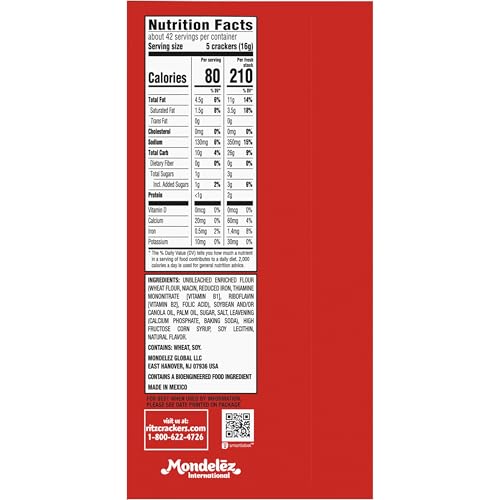 RITZ FRESH STACKS ORIGINAL CRACKERS, PARTY SIZE, 23.7 OZ (16 STACKS)