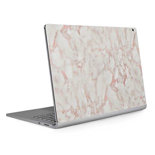 Skinit Rose Gold Marble Surface Book 2 15in Skin - Officially Licensed Originally Designed Laptop Decal - Ultra Thin, Lightweight Vinyl Decal Protection