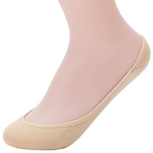 Ndoobiy 6 Pairs Women's No Show Socks Nonslip Invisible Socks Low Cut Liner Summer Socks for Flats High Heels Assort - Thumbnail 2
