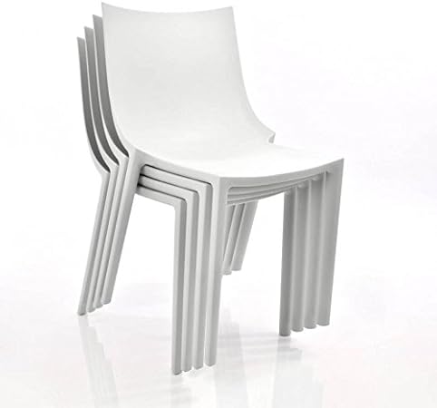 Driade Bo Ensemble De 4 Chaises De Jardin Blanc Mat 4 Unites Amazon Fr Cuisine Maison