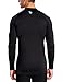 BALEAF Men's Long Sleeve Surf Shirt Rashguard Swim Tee UPF 50+ Black Size L