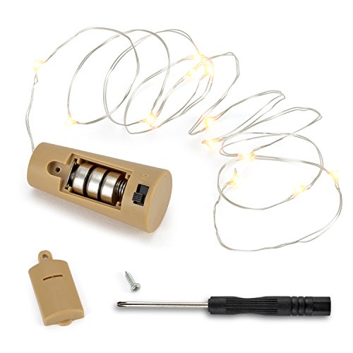 image for Aluan Wine Bottle Lights with Cork 10 Pack 12LED Bottle Lights Battery