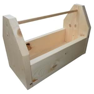 Amazon.com CraftKitsAndSupplies Large Wood Tool Box Kit 