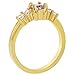 In Season Jewelry Gold Plated Pink & Clear Cubic Zirconia Rings for Toddlers and Little Girls Size 3 - Sparkling Pink and Clear CZ Ring for Toddler Girls Formal and Everyday Occasions