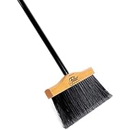 Fuller Brush Indoor/Outdoor Broom - Heavy Duty Wide Wooden Sweeper w/Long Bristles - Commercial Floor Brush for Salon, Shop, Kitchen & Garage - 10-inch Wide